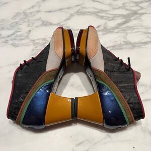 Kron Sculptural Colorblock lace-ups